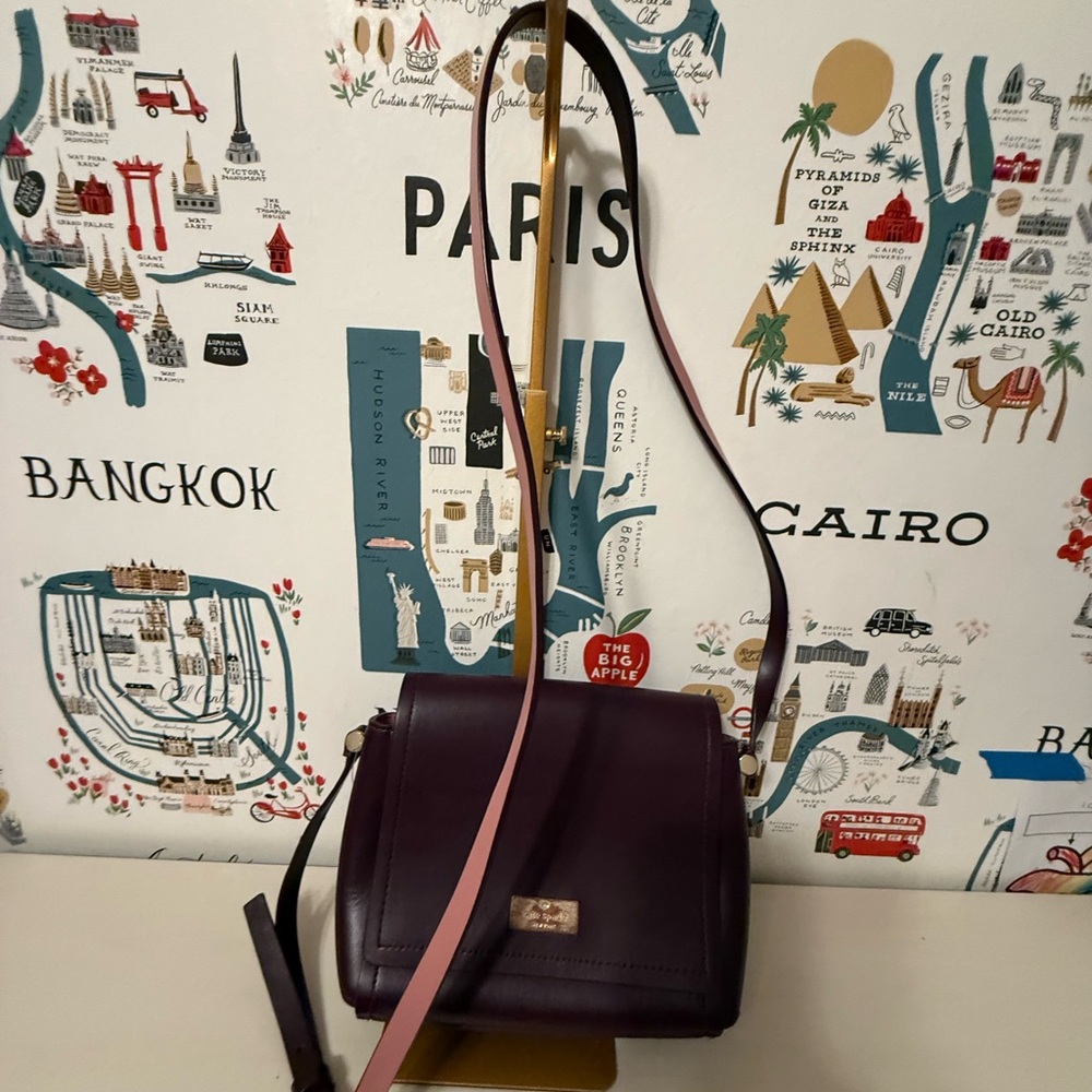 Kate Spade Deep Purple Crossbody Bag‎